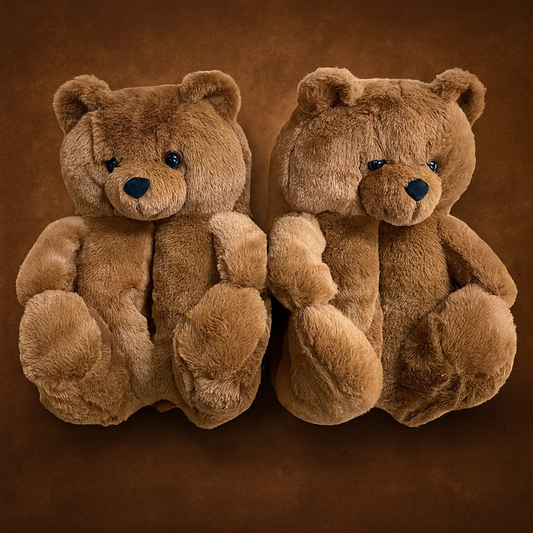 Pluszowe kapcie - Miśki